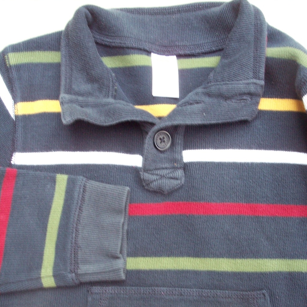Gymboree Boys Polo Button Sweater Sz 6 Barkside Ac - Picture 3 of 5